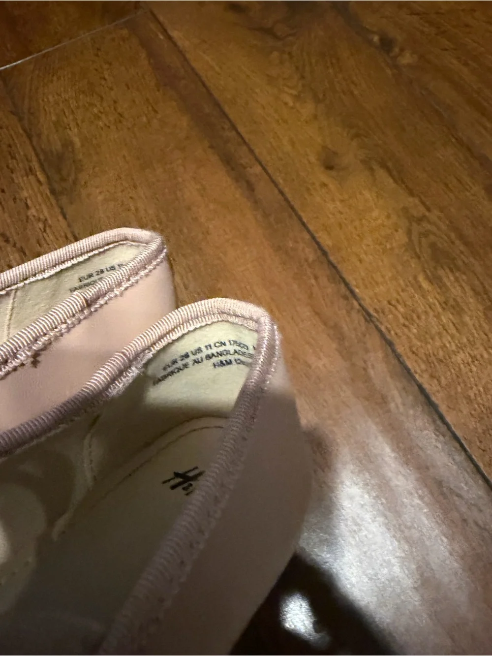 H&M Taupe Girls' Mary Jane Ballet Flats with Bow- size 11 , never worn